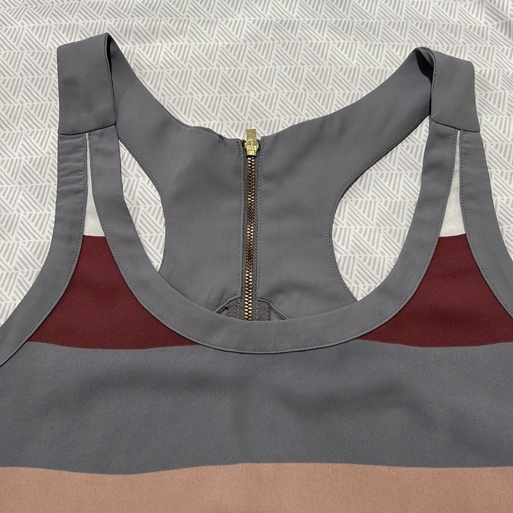 DONATED Express Multicolored Striped Racerback - Picture 2 of 10